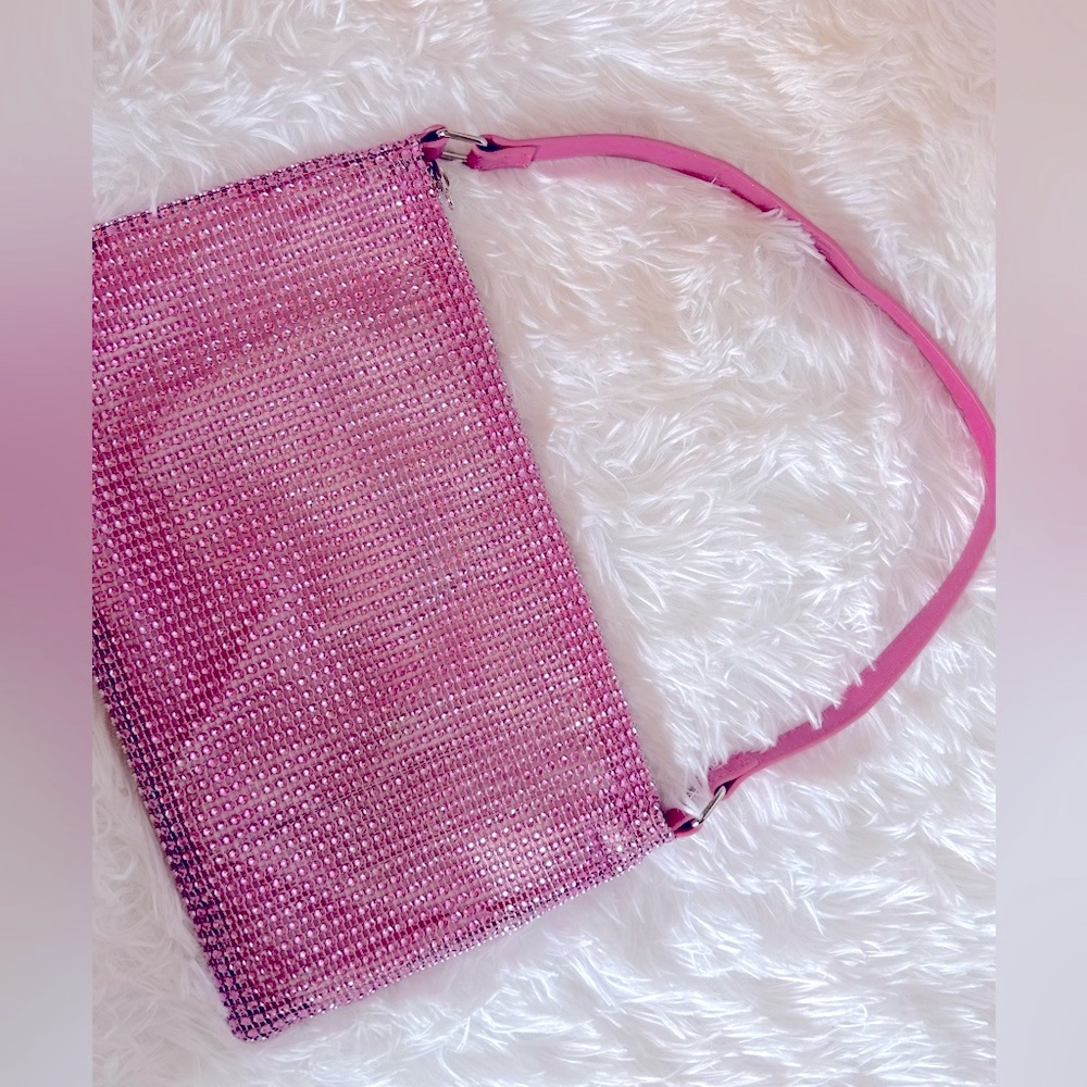 Wild Fable Pink Shoulder Bag with Metallic Finish - Picture 3 of 5